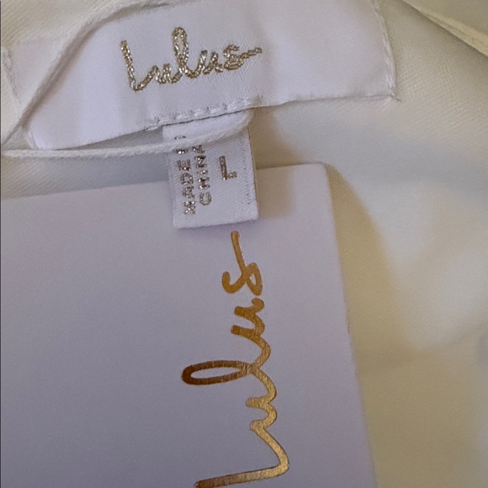 LULUS Blissfully Beloved Ivory Backless A-Line Bow Maxi Dress Size Large - Picture 6 of 6